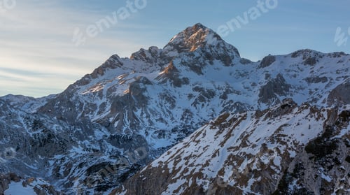 Preview: Triglav mountain in winter in Julian Alps