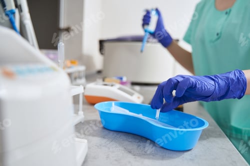 Preview: Close up photo of doctor working in the hospital