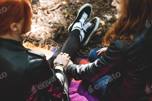 Preview: Lesbian girls holding hands