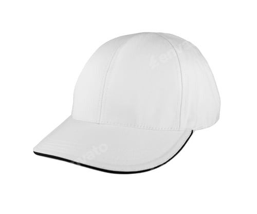 Preview: White Baseball Hat Isolated