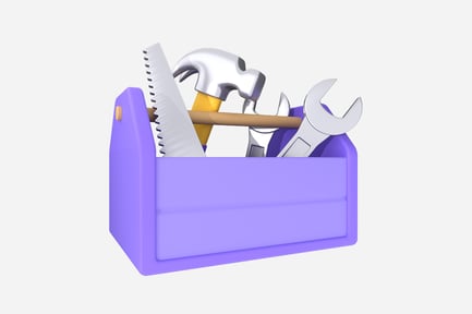Preview: Toolbox Chunky 3D Illustration