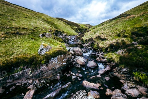 Preview: The Grey Mare's Tail, a waterfall near Moffat, Scotland