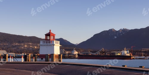 Preview: Brockton Point Lighthouse, Stanley Park Seawall Path, Downtown Vancouver, British Columbia, Canada