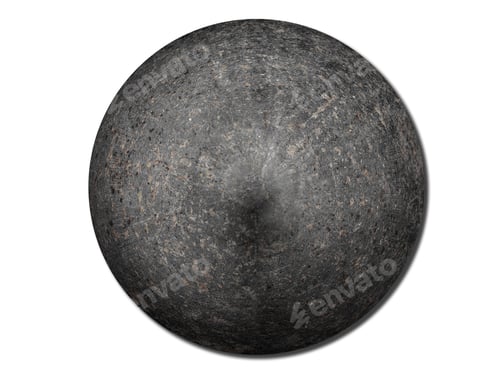 Preview: Closeup shot of a Rounded greek shield on the white background