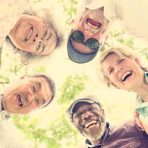 Preview: Group of Senior Retirement Friends Happiness Concept