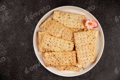 Preview: cracker whole grain healthy food durum wheat cookies tasty snack fresh delicious food