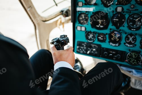 Preview: helicopter at the take-off site