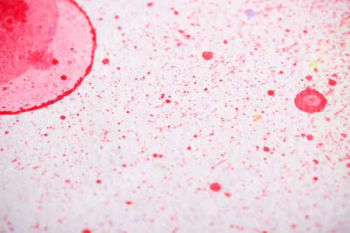 Preview: Bright Paint On White Paper Background Image