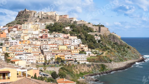 Preview: Castelsardo village in Sardinia, Italy