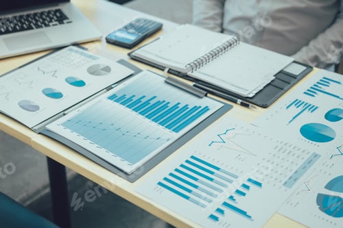 Preview: Many business documents on the desk