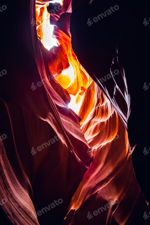 Preview: Colorful Antelope Canyon near Page, Arizona, USA