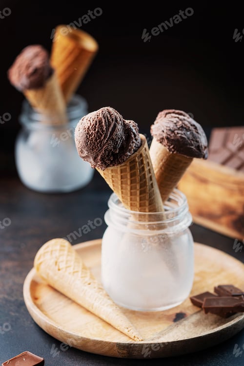 Preview: Tasty chocolate ice cream