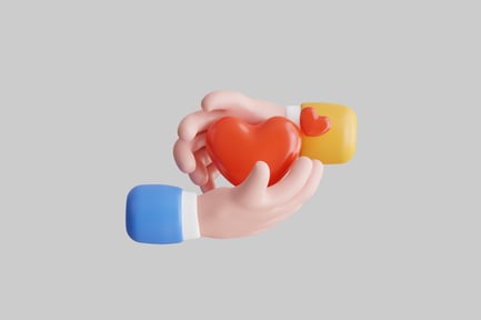 Preview: Heart held by hands