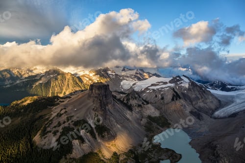 Preview: Canadian Mountain Landscape, Nature Background