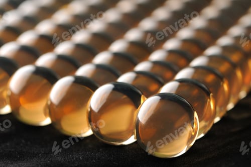 Preview: Close-up large transparent glass balls