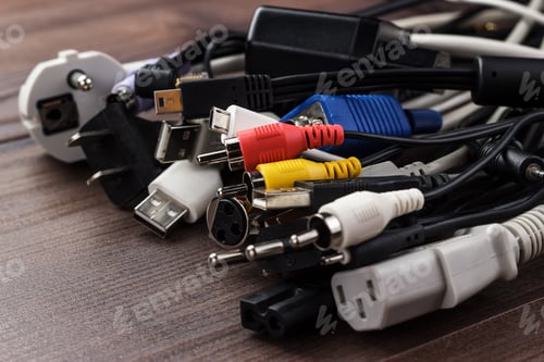 Preview: Different Cables On The Table