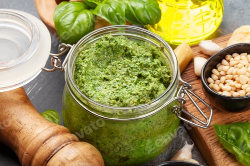Preview: Homemade pesto sauce