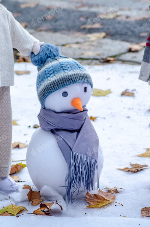 Preview: snowman as Christmas street decorations