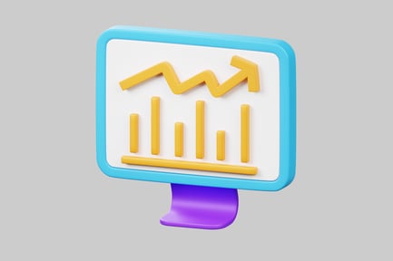 Preview: Business chart cartoon style