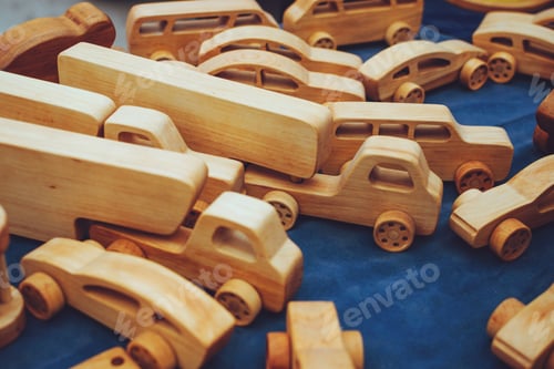 Preview: Creative eco wooden toys for baby und kids made of organic wood. Childrens Educational Eco-friendly