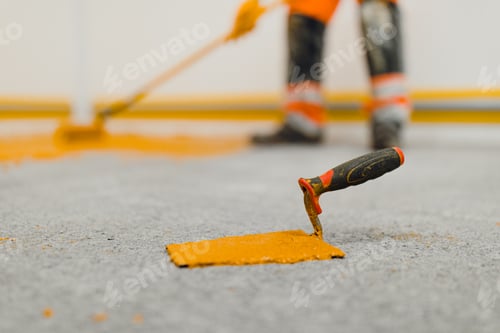 Preview: Tools used in epoxy floor painting