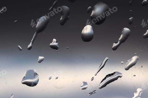 Preview: Abstract photo background. Rain drops on window.
