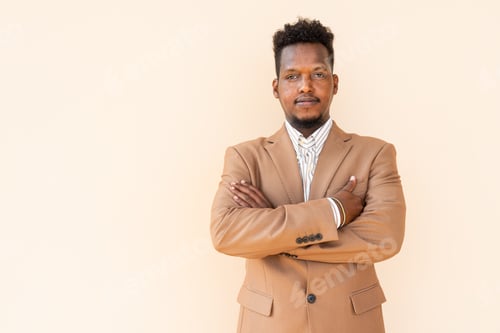 Preview: Portrait of handsome young black man