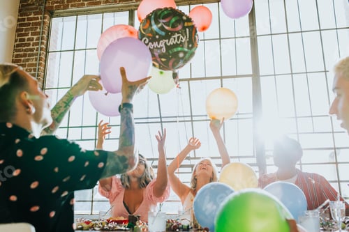 Preview: Friends at a birthday celebration