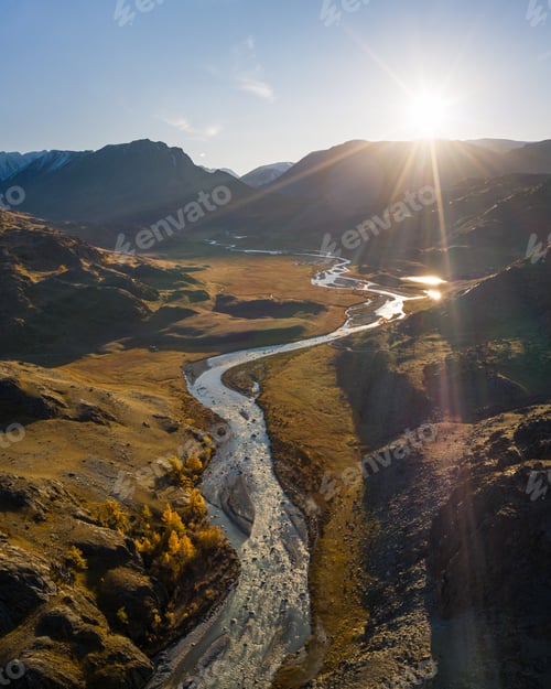 Preview: The Altai Mountains Landscape, Russia.