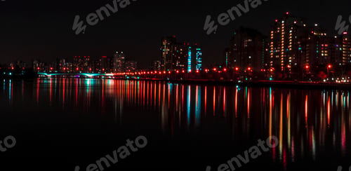 Preview: Moscow city at night