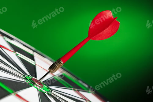 Preview: dartboard business success concept