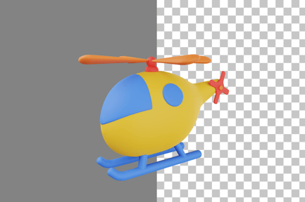 Preview: Helicopter 3D Icon