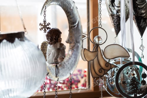 Preview: christmas market details. Christmass tree decorations