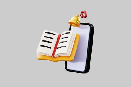 Visualização: Aprendizado móvel com campainha de notificação