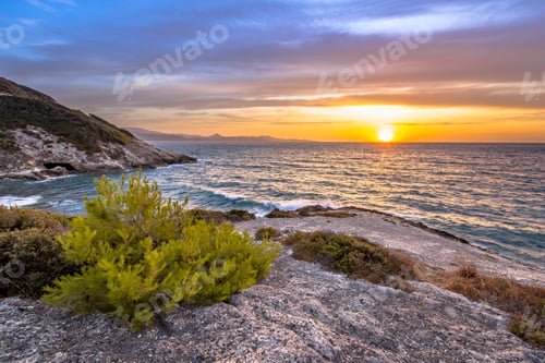 Preview: Sunset over Mediterranean sea