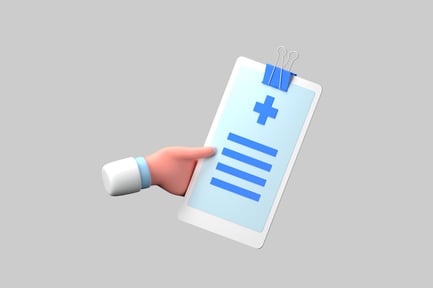 Preview: Medical Report on Clipboard