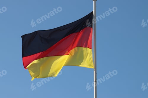 Preview: German flag waving