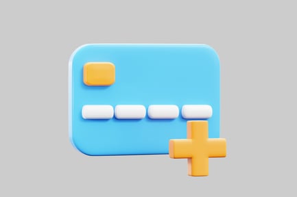 Preview: Blue credit card plus icon