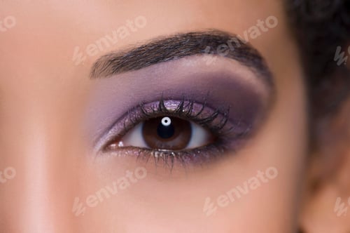 Preview: Extreme close up of beautiful young woman