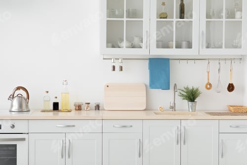 Preview: Apartment rental, new minimal, scandinavian design after renovation and modern style, flat or house