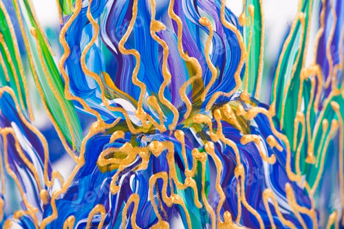Preview: Painting of the beautiful flowers.