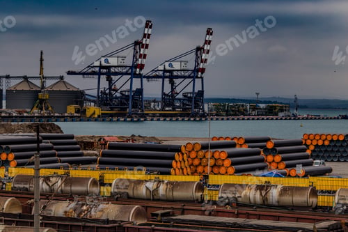 Preview: Mesmerizing shot of the port of Burgas in Bulgaria
