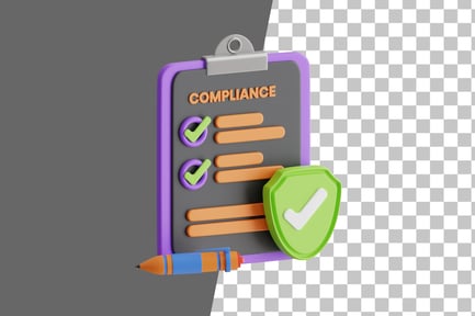 Preview: Compliance 3D Icon