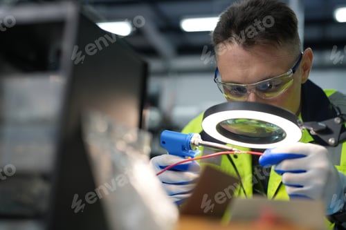 Preview: Business industry innovation technology, people with tech Innovation technological progress concept.