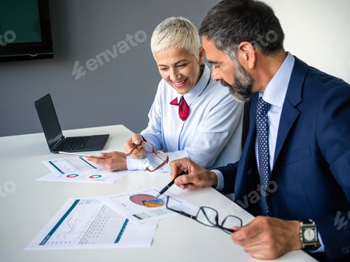 Preview: Business people meeting in office to discuss project