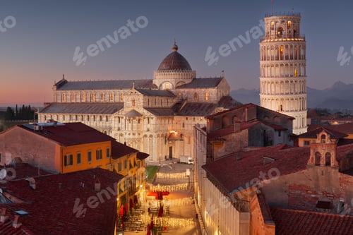Preview: Pisa, Italy with the Duomo and Leaning Tower