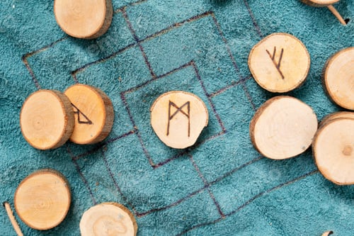 Preview: Handmade runes for fortunetelling