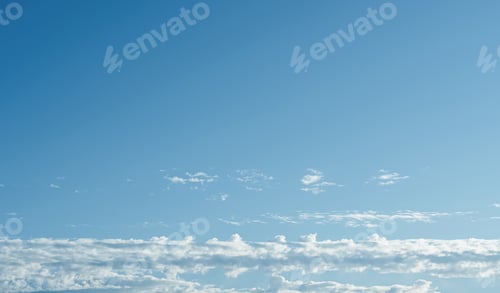 Preview: Sky Blue,Cloud Background,Horizon Summer Clear Sky over beach