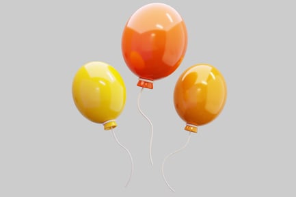 Preview: Festive 3D Balloons