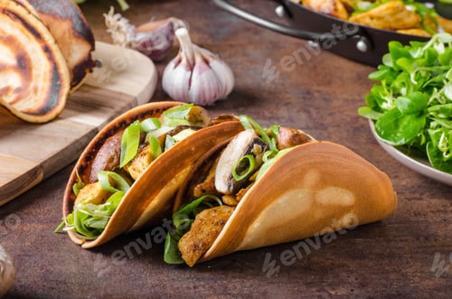 Preview: Homemade chicken tacos